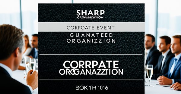 Organisation d'événements entreprise : succès assuré